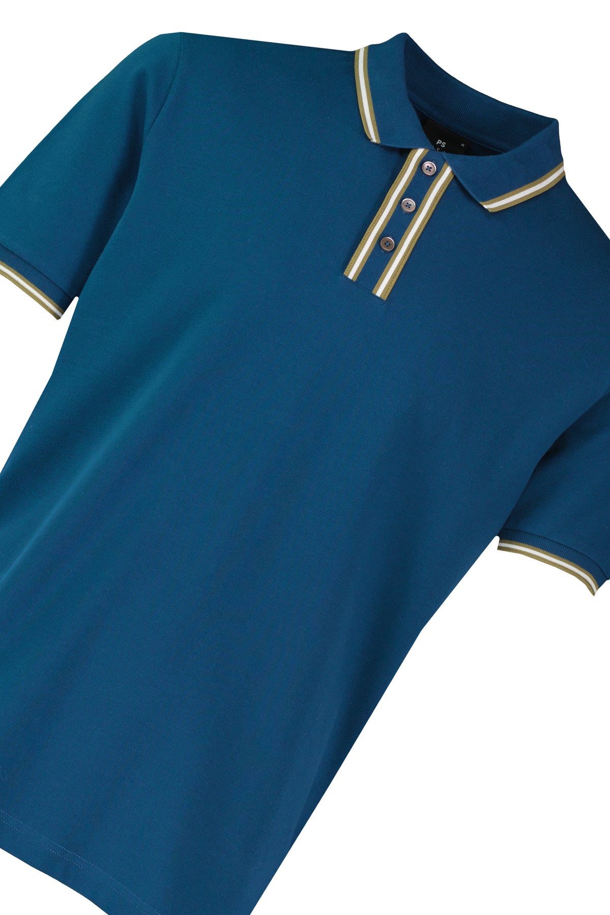 Mens Paul Smith Blue Regular Fit Polo Shirt