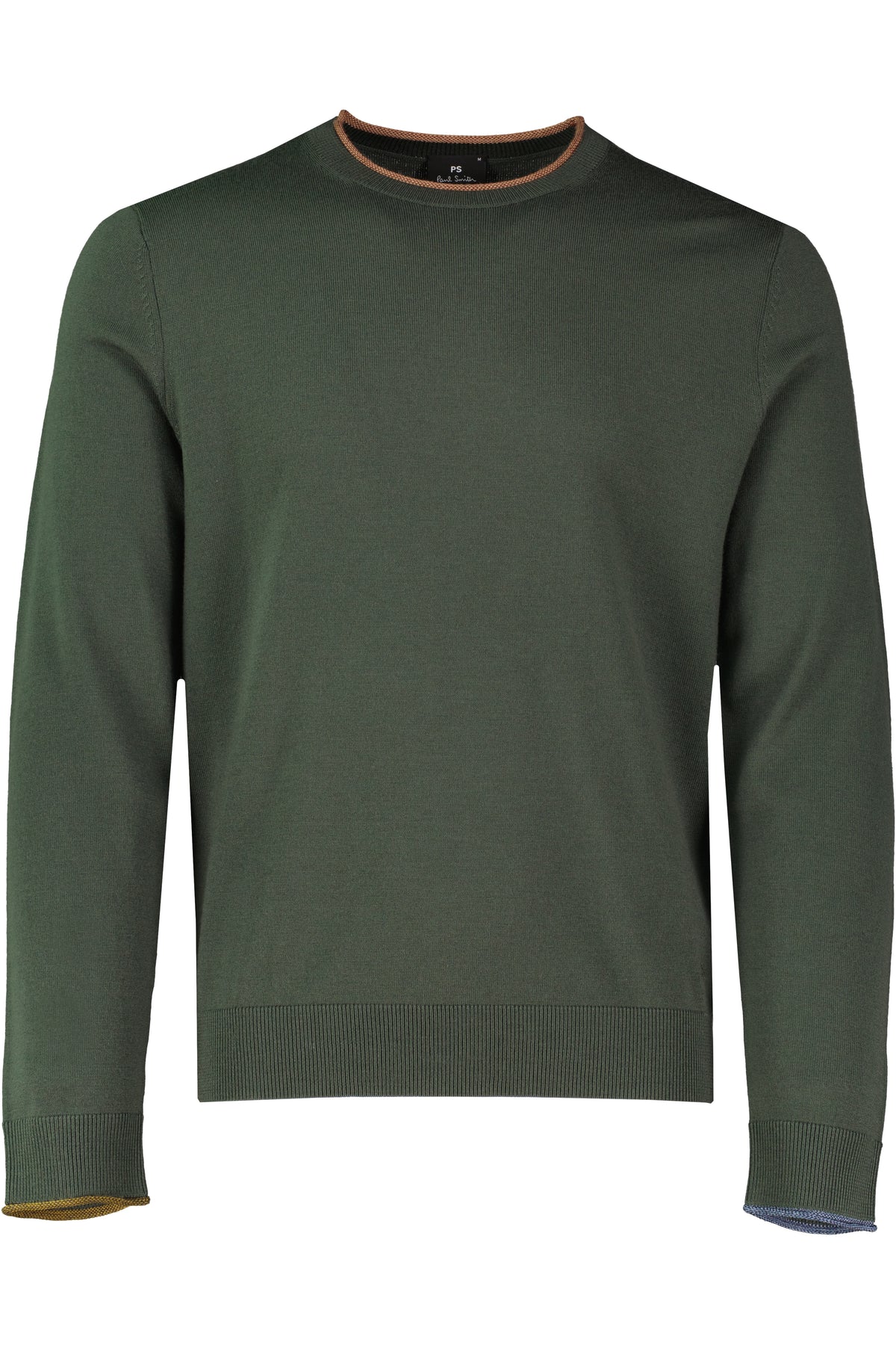Mens Paul Smith Green Sweater Crew Neck