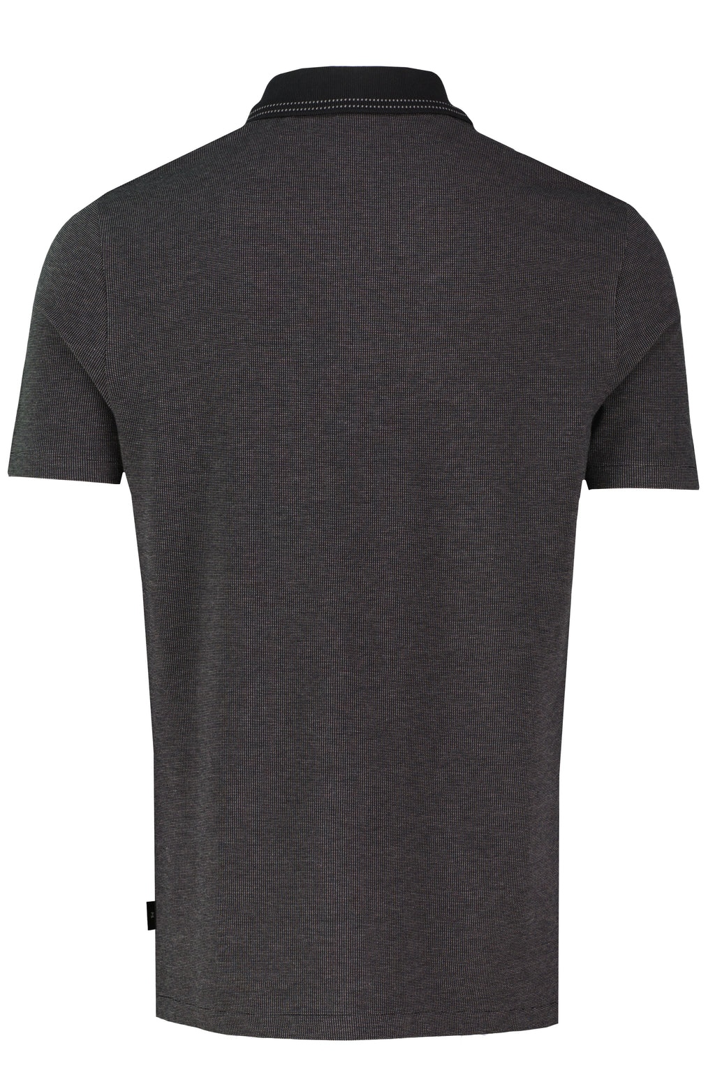 Mens Paul Smith Black Regular Fit Zip Polo Shirt