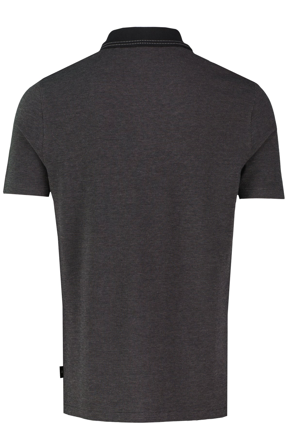 Mens Paul Smith Black Regular Fit Zip Polo Shirt
