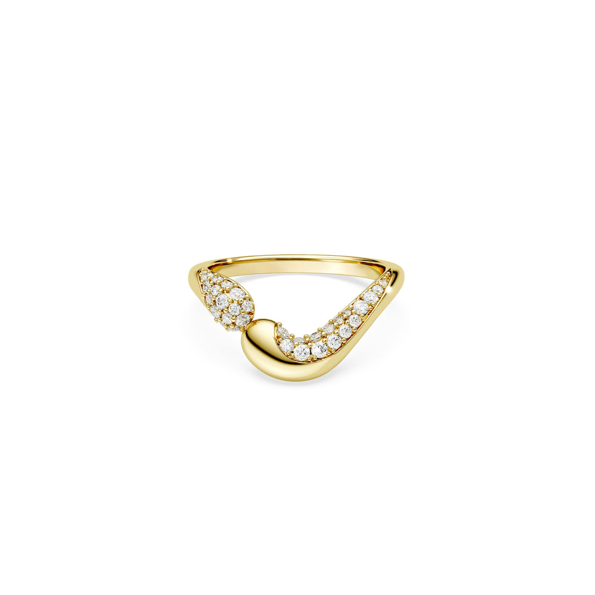 Swarovski Classica Silver/Gold Plated Zirconia Ring