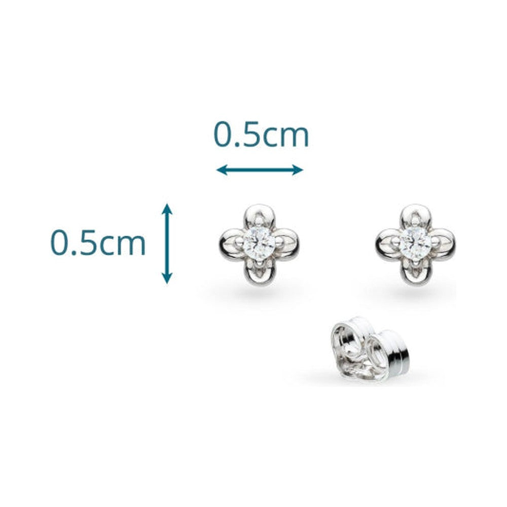 Kit Heath Blossom Flyte Honey Flower Glitz Mini Stud Earrings — view 4