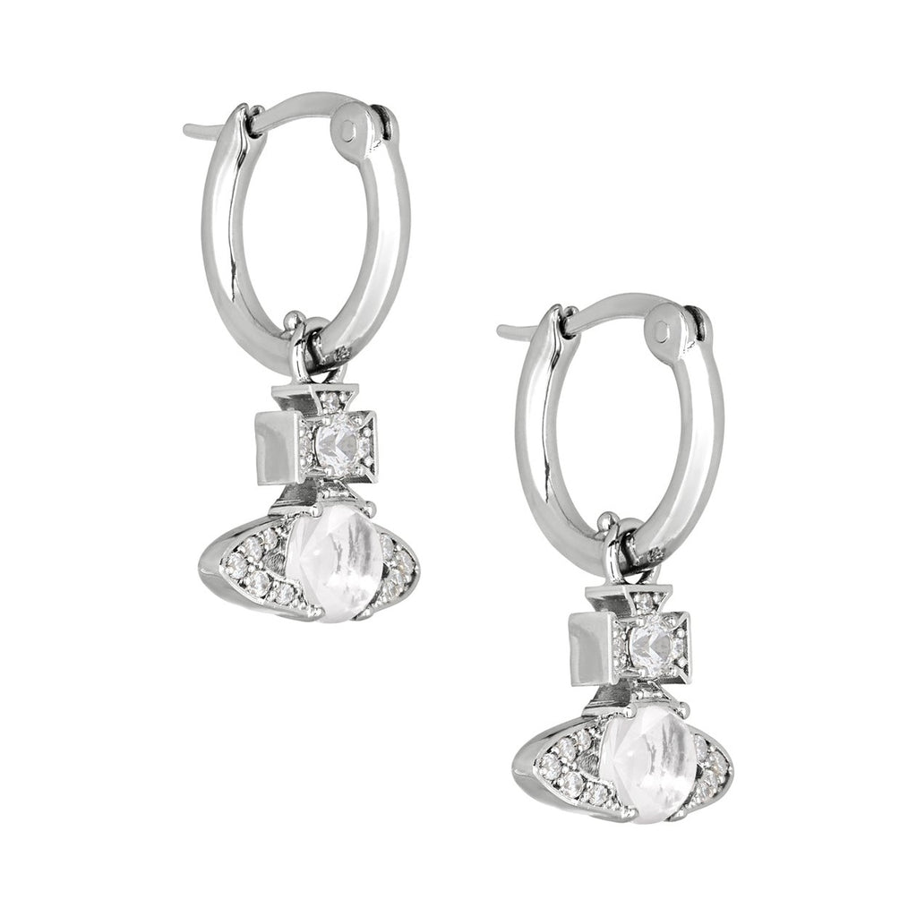 Vivienne Westwood Ondina CZ Hoop Earrings 6203009D-02P102 — view 3