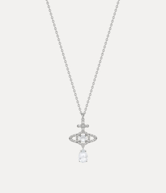 Vivienne Westwood Olympia CZ With Drop Necklace