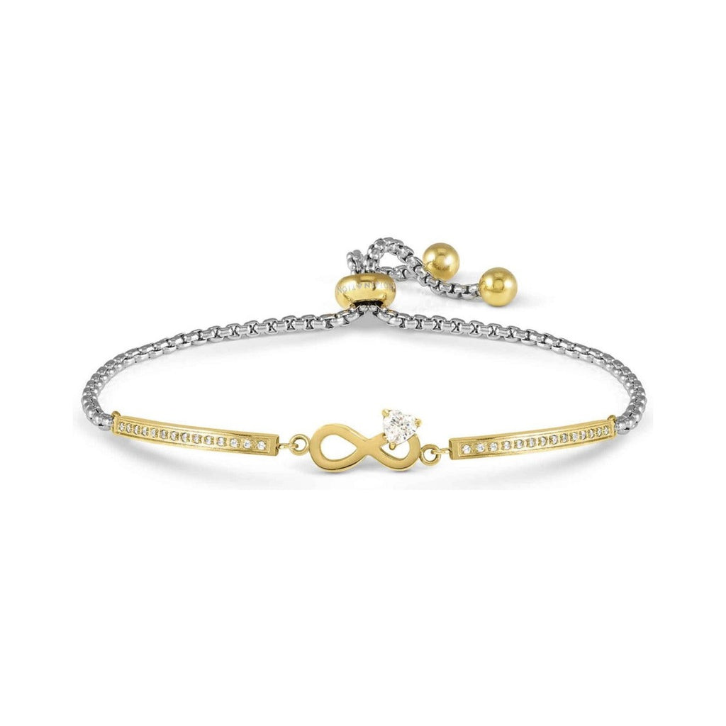 Nomination Milleluci Refined Edition-Golden Infinity CZ Bracelet