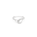 Swarovski Classica Silver Interlocking Zirconia Ring