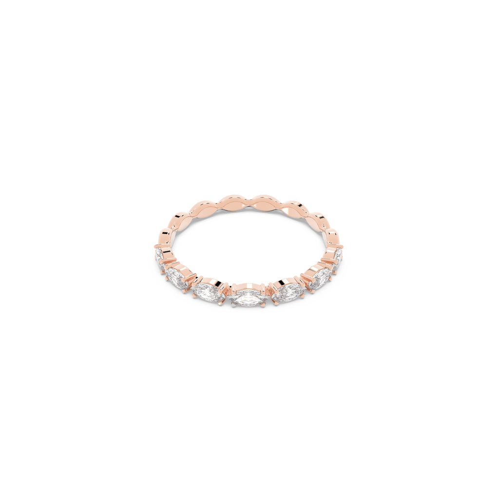 Swarovski Marquise Cut Vittore Ring in Rose Gold *