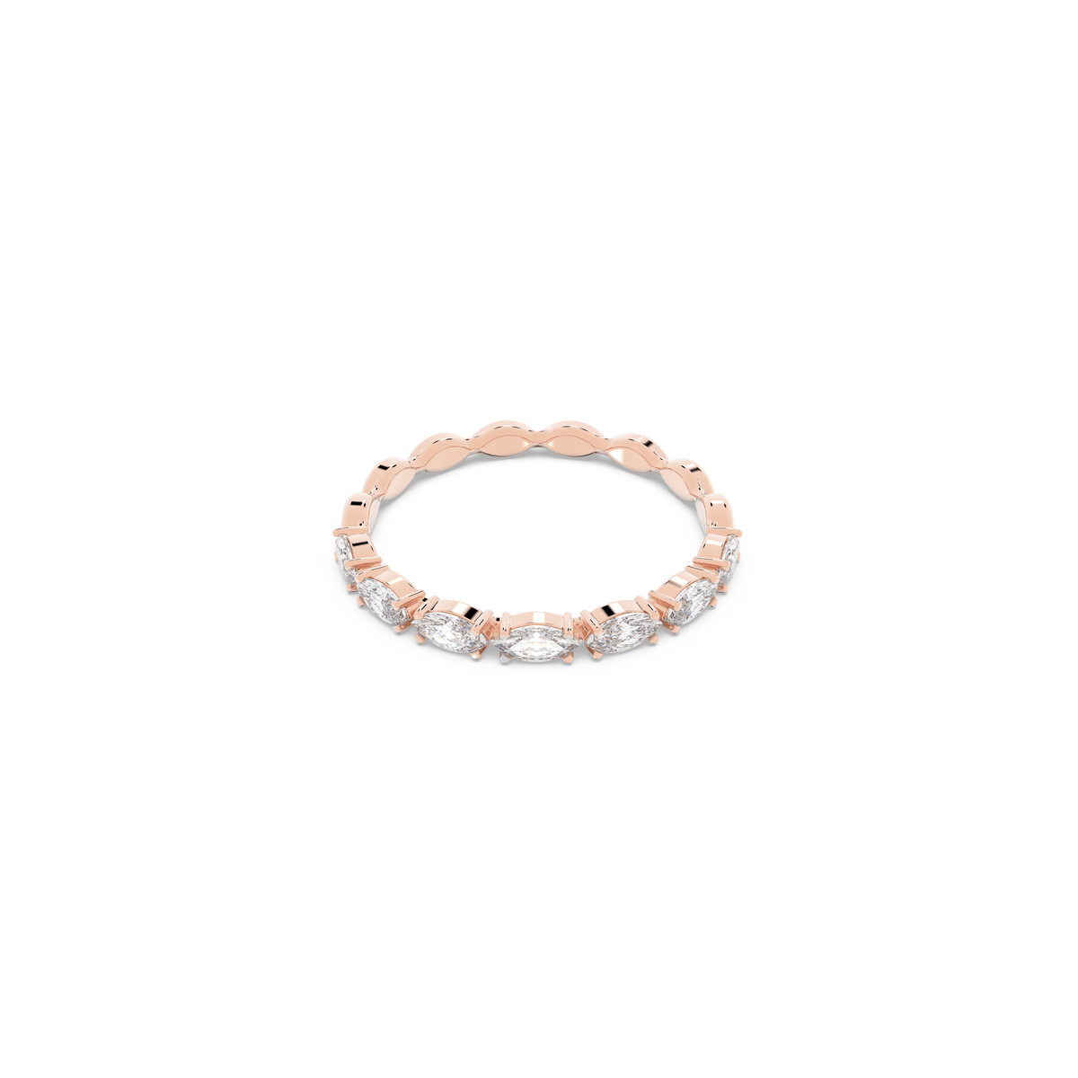 Swarovski Marquise Cut Vittore Ring in Rose Gold *