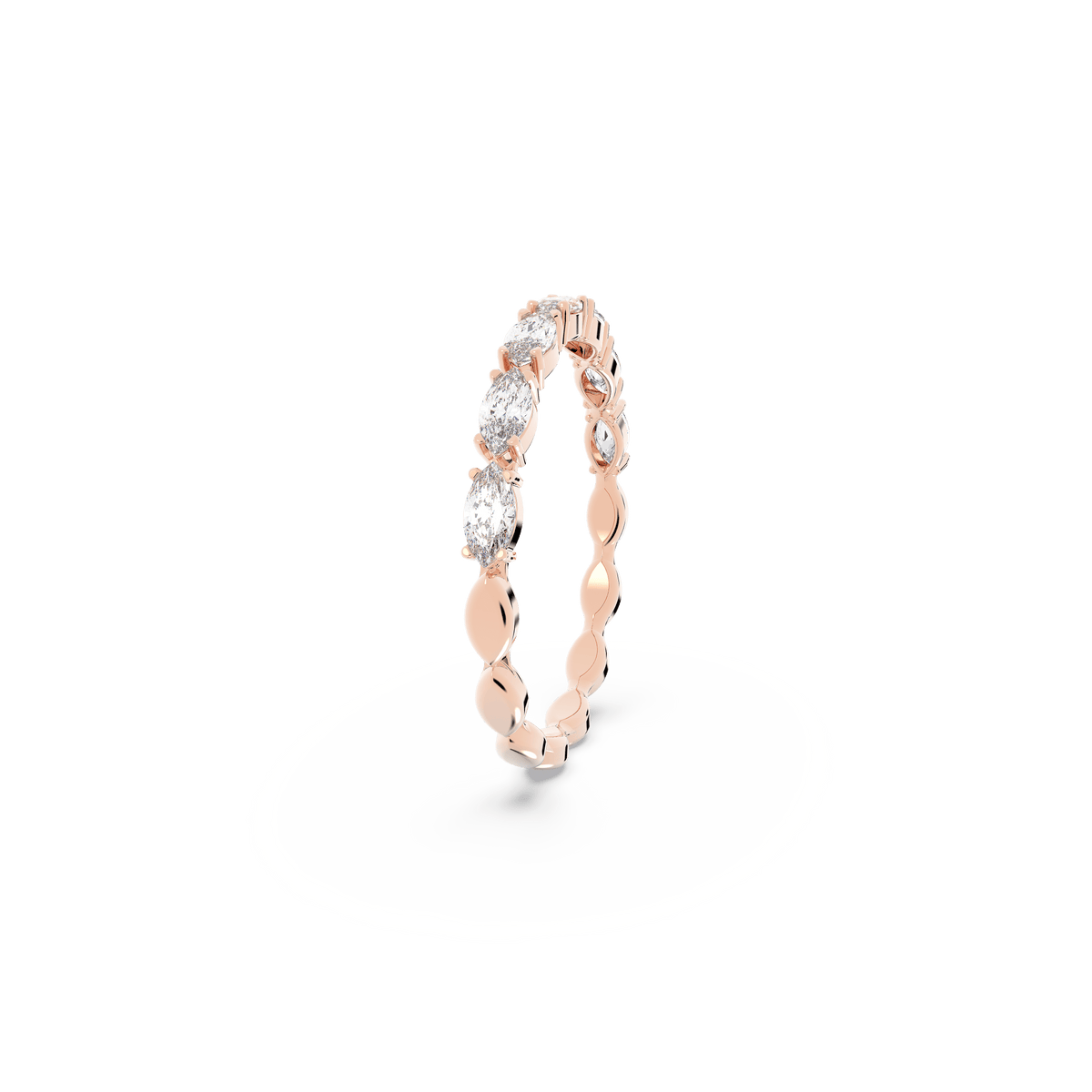 Swarovski Marquise Cut Vittore Ring in Rose Gold * — view 3