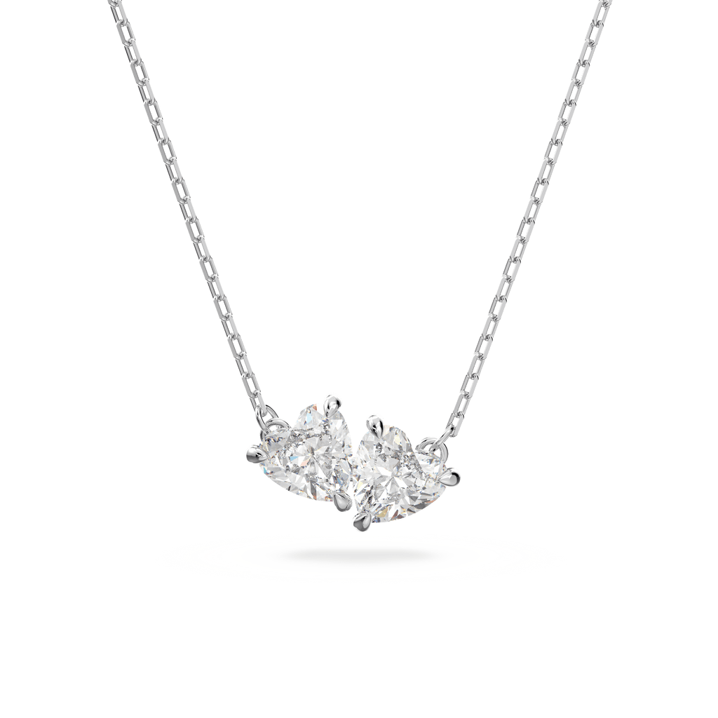 Swarovski Mesmera Double Heart Necklace 5517117