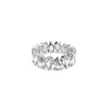 Swarovski Vittore Pear Shaped Crystal Ring Rhodium Plated