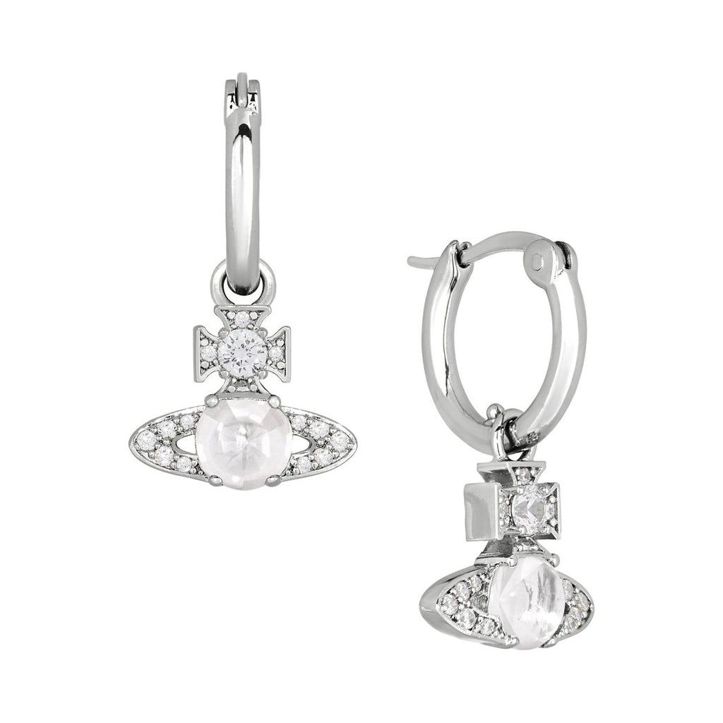 Vivienne Westwood Ondina CZ Hoop Earrings 6203009D-02P102