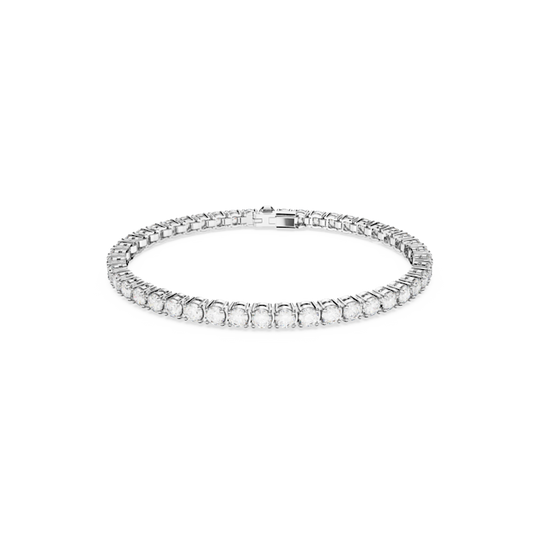 Swarovski Matrix Tennis Rhodium Plated Bracelet