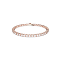 Swarovski Matrix Tennis Bracelet Rose Gold Plated