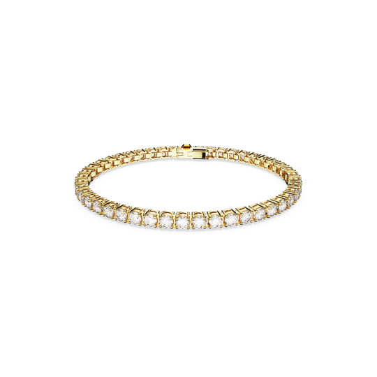 Swarovski Matrix Tennis Bracelet in Gold Plated
