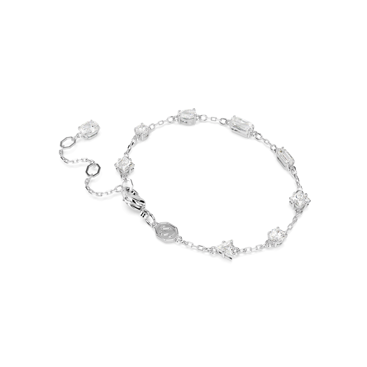 Swarovski Mesmera: Mixed Cuts, Scattered Design Bracelet Rhodium Plated — view 4