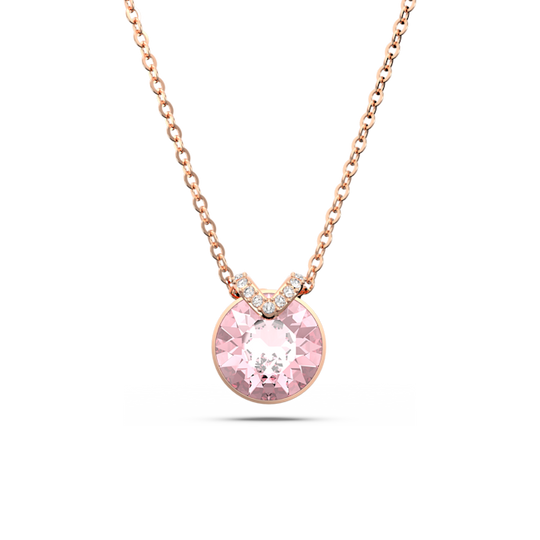 Swarovski Bella V Pink Pendant Rose Gold Plated