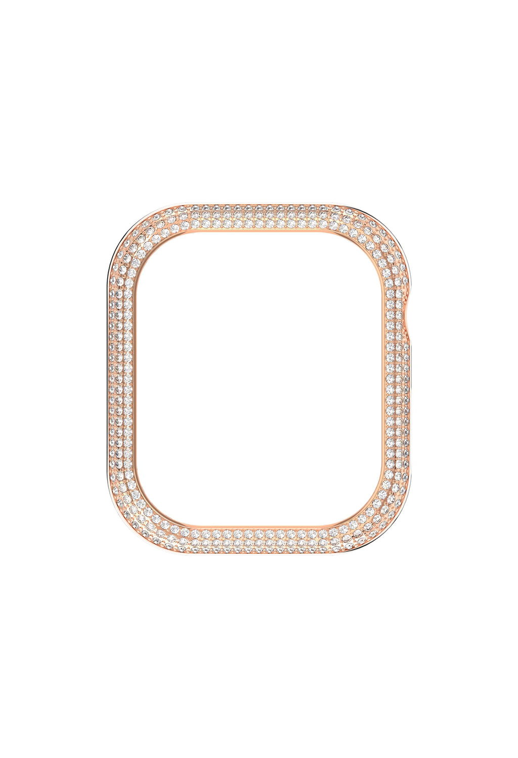 The Swarovski Sparkling 41mm Rose Gold Plated Apple Watch Case, a rose gold plated Apple Watch case from Swarovski, OD’s Jewellers, St Helens