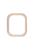 The Swarovski Sparkling 41mm Rose Gold Plated Apple Watch Case, a rose gold plated Apple Watch case from Swarovski, OD’s Jewellers, St Helens