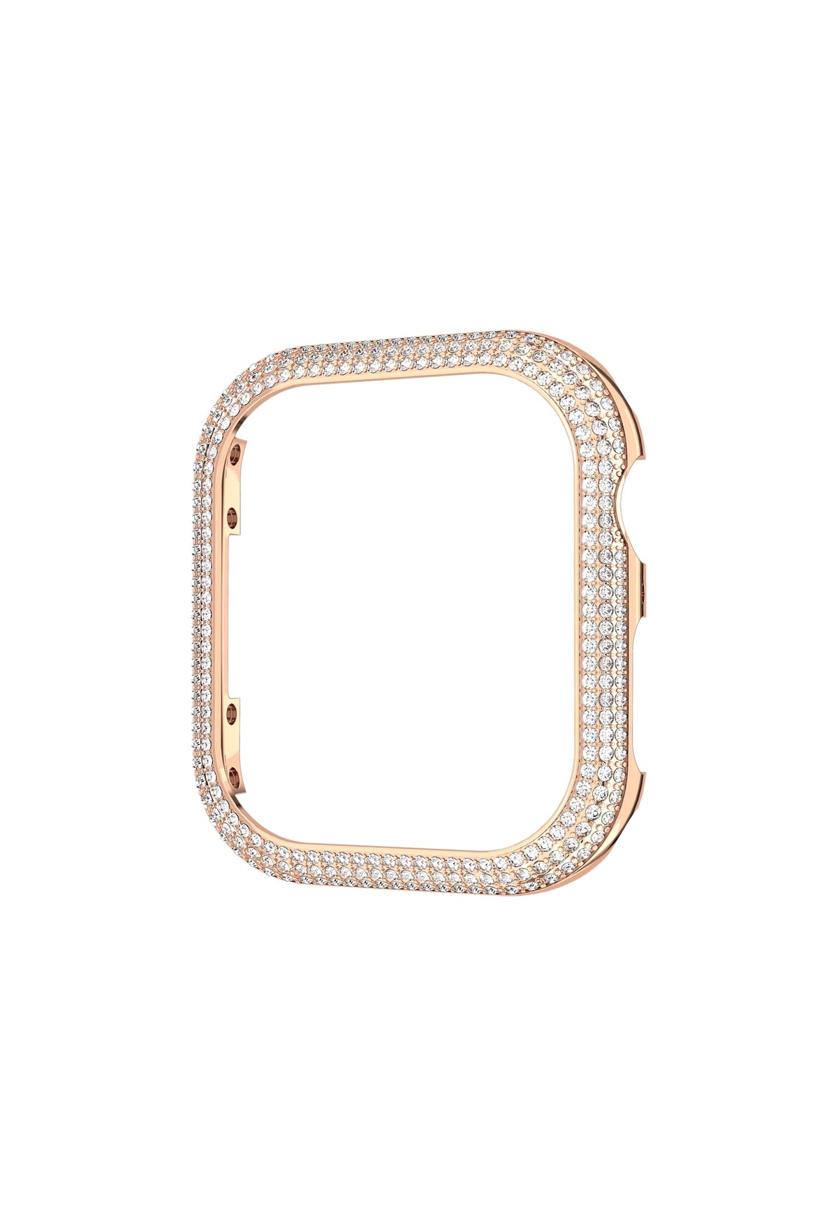 The Swarovski Sparkling 41mm Rose Gold Plated Apple Watch Case, a rose gold plated uncategorized from Swarovski, OD’s Jewellers, St Helens.
