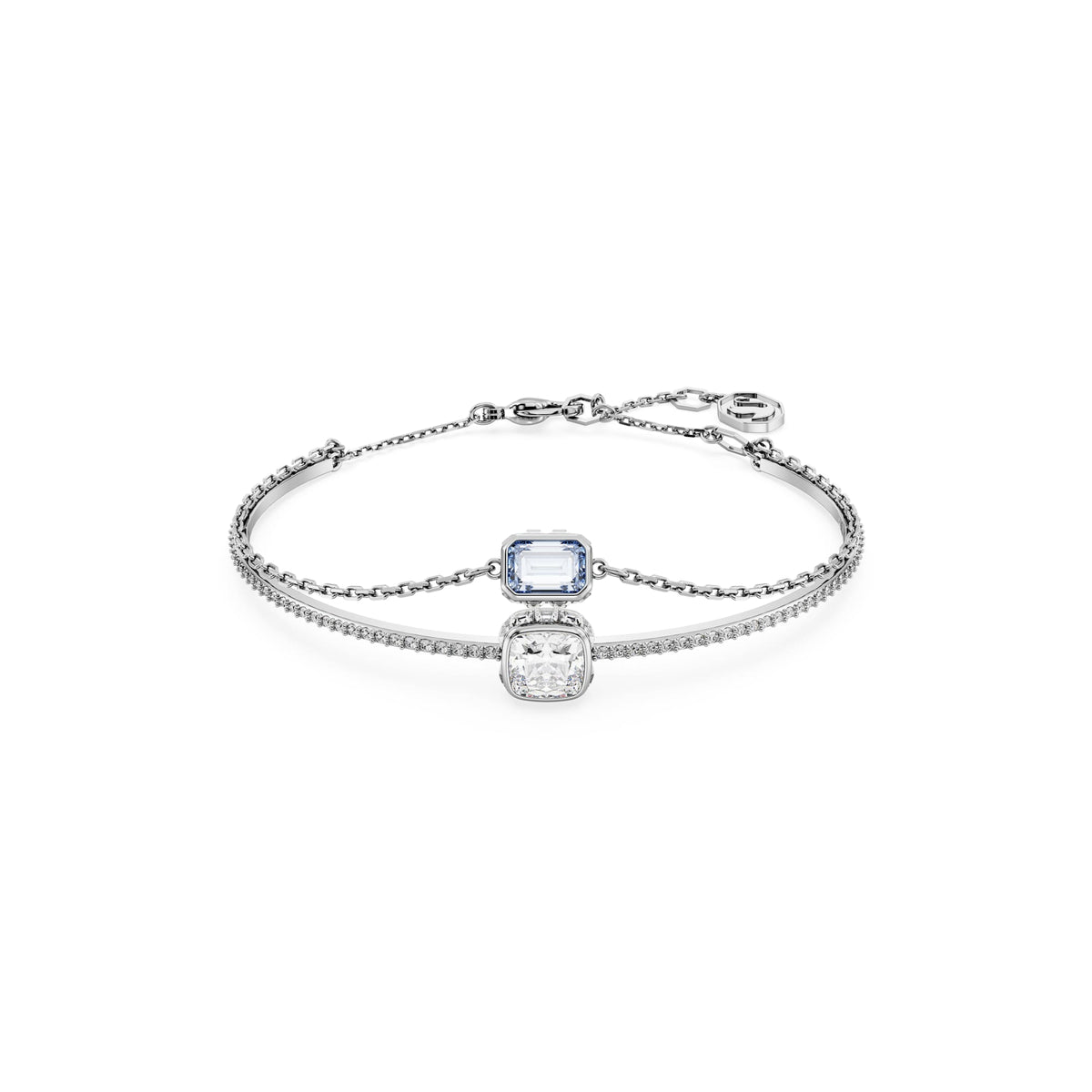 Swarovski Stilla Blue Mixed Cuts Bangle 5668244