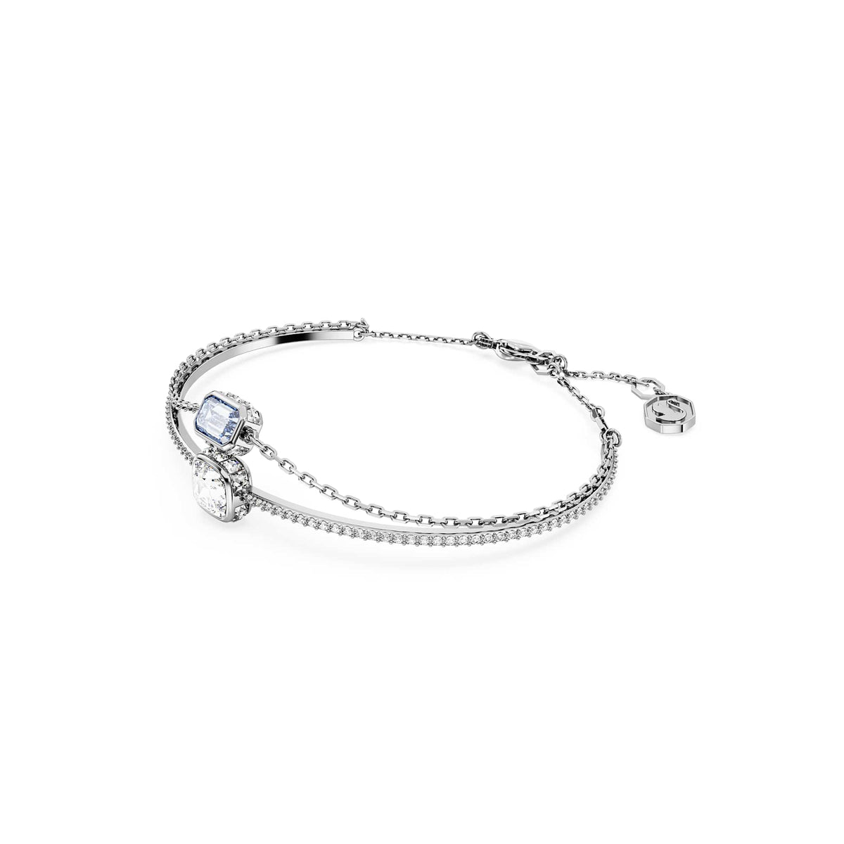 Swarovski Stilla Blue Mixed Cuts Bangle 5668244