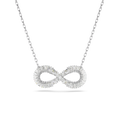 Swarovski Hyperbola Infinity Pendant Rhodium Plated