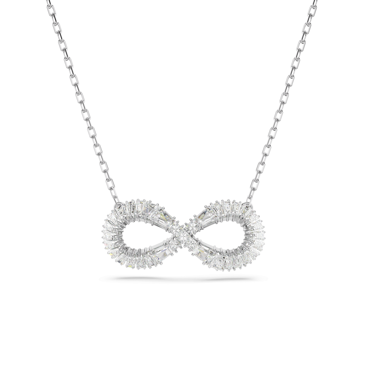 Swarovski Hyperbola Infinity Pendant Rhodium Plated
