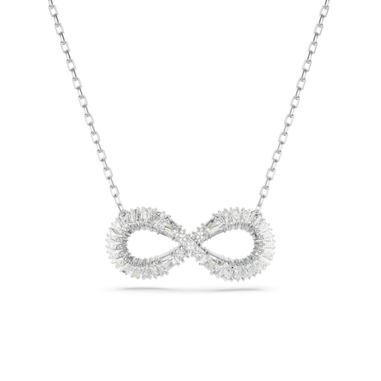 Swarovski Hyperbola Infinity Pendant Rhodium Plated