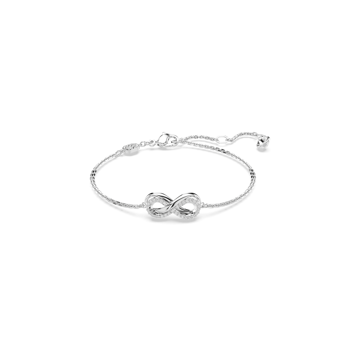 Swarovski Hyperbola Infinity Bracelet Rhodium Plated