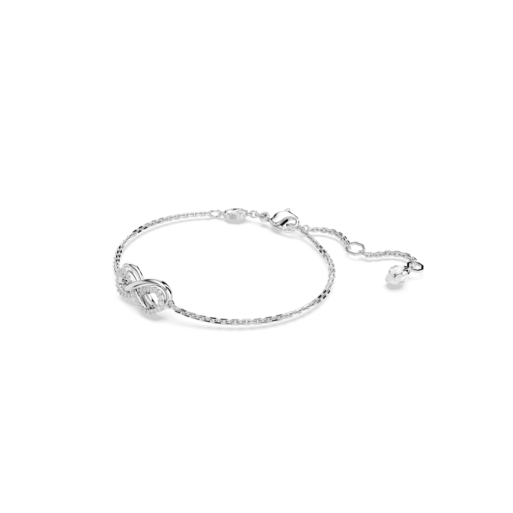Swarovski Hyperbola Infinity Bracelet Rhodium Plated — view 2