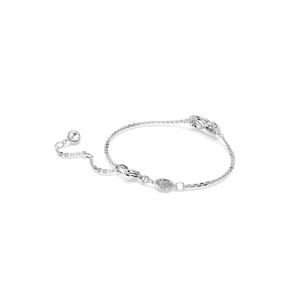 Swarovski Hyperbola Infinity Bracelet Rhodium Plated — view 4
