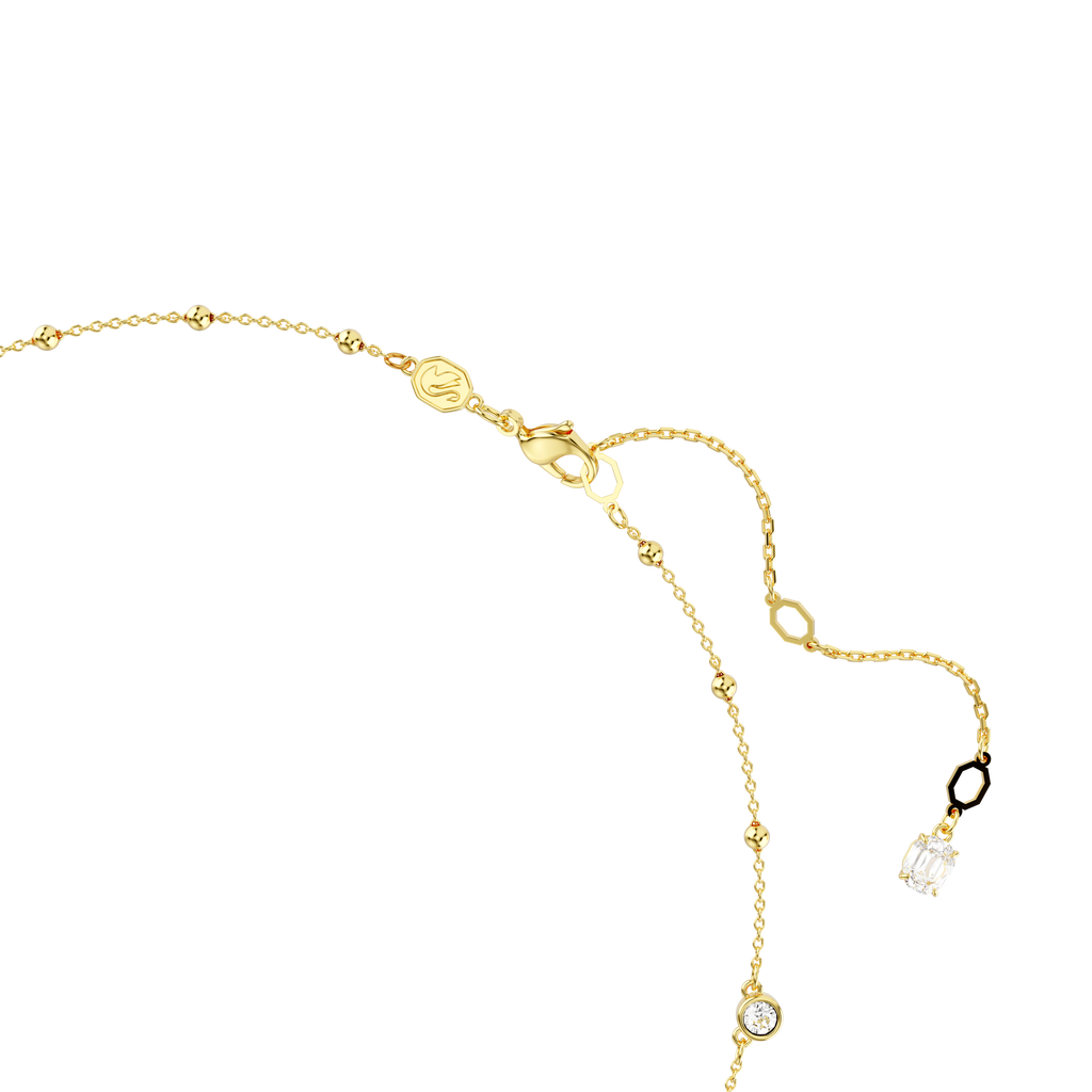Swarovski Imber Scattered Design Crystal Necklace Rhodium Plated — view 3