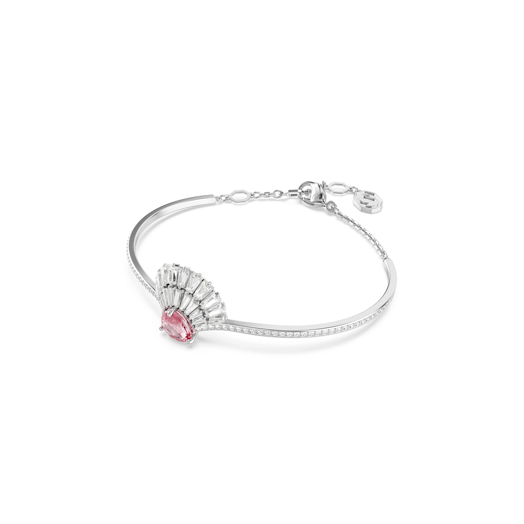 Swarovski Idyllia Pink Shell Bangle Rhodium Plated * — view 2