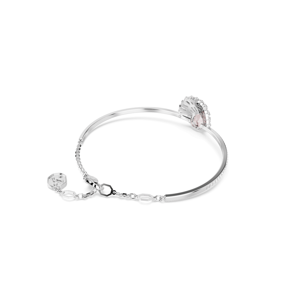 Swarovski Idyllia Pink Shell Bangle Rhodium Plated * — view 4