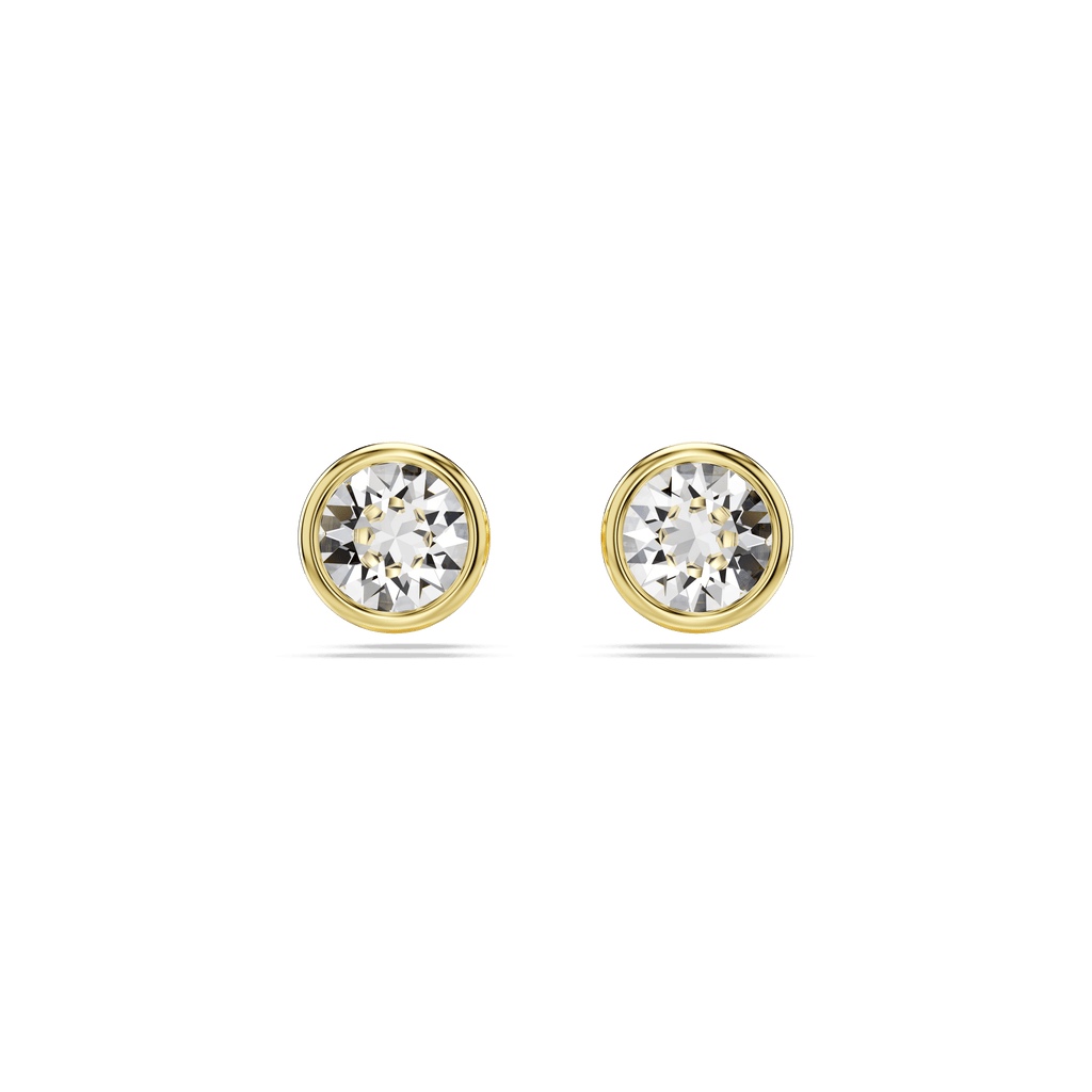 Swarovski Imber Round Cut Bezel Set Stud Earrings