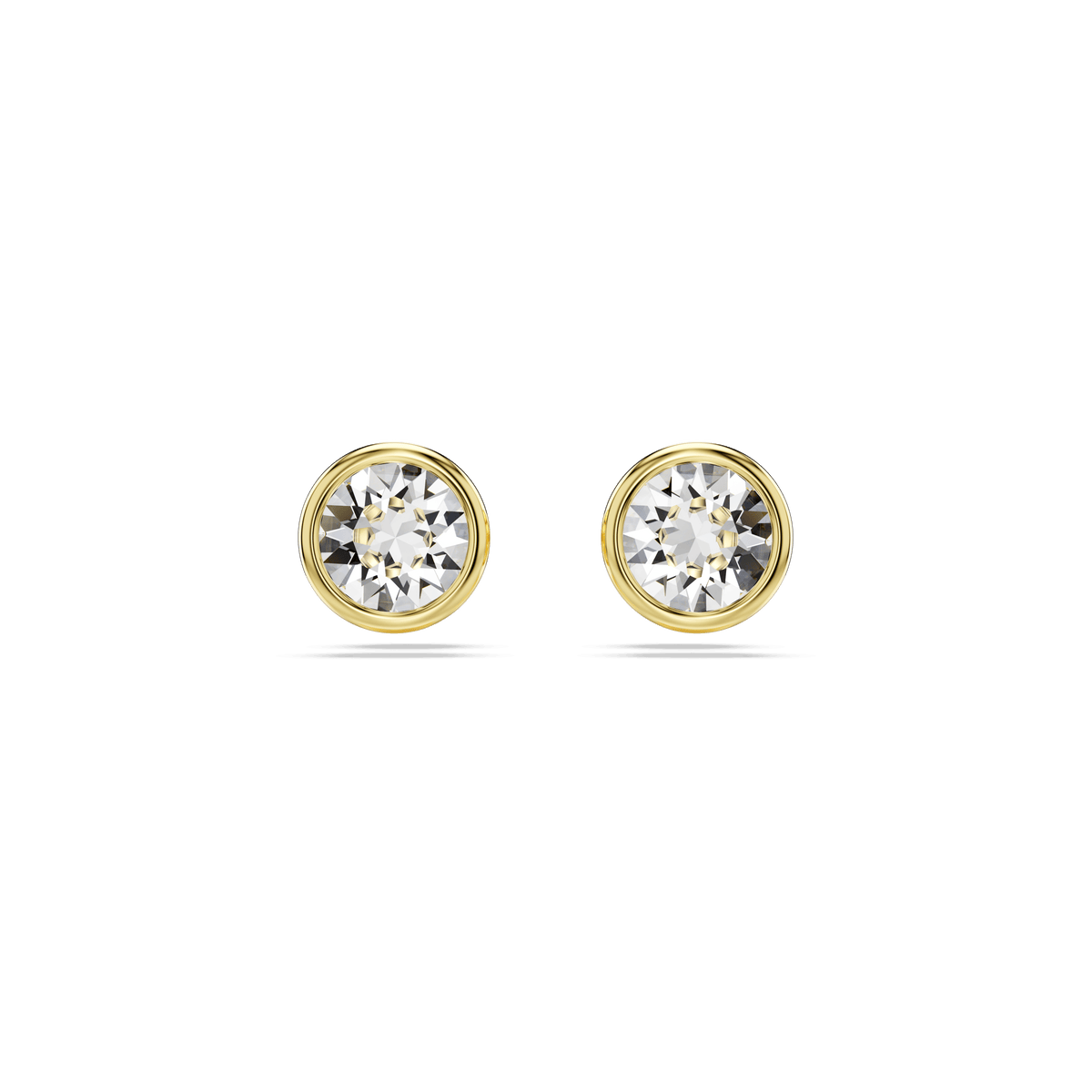 Swarovski Imber Round Cut Bezel Set Stud Earrings