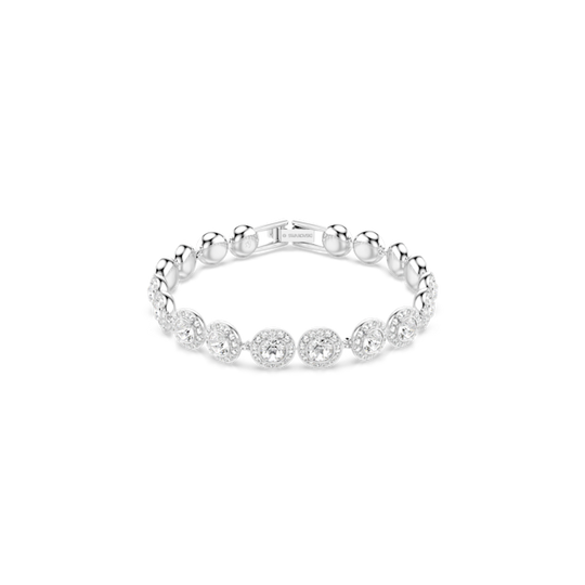 Swarovski Una Angelic Bracelet Round Cut Rhodium Plated