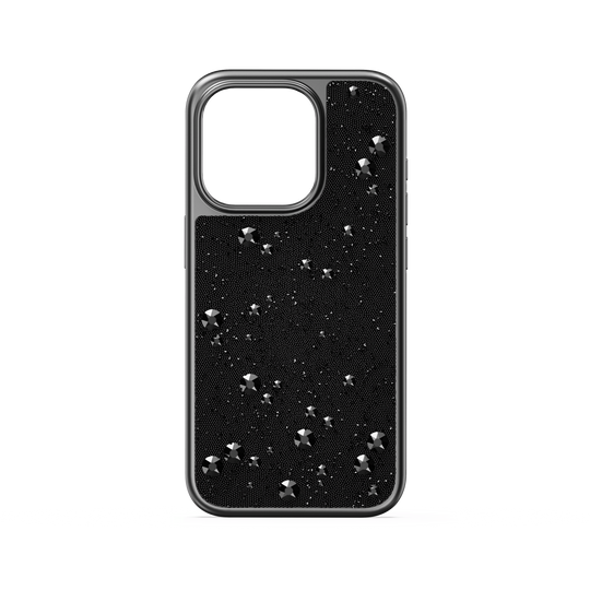 Swarovski High Black Flat Back Crystal iPhone 15 Pro Case 5682965 *