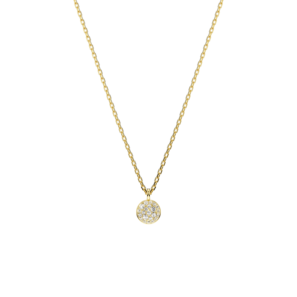 Swarovski  Layered Pendant Gold Plated — view 5