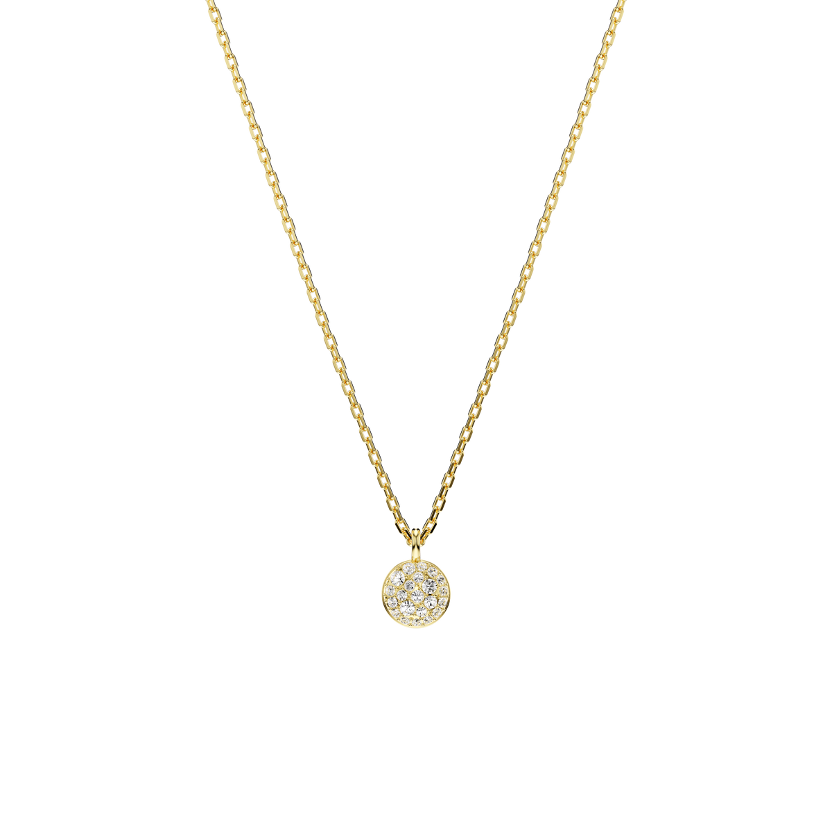 Swarovski  Layered Pendant Gold Plated — view 5