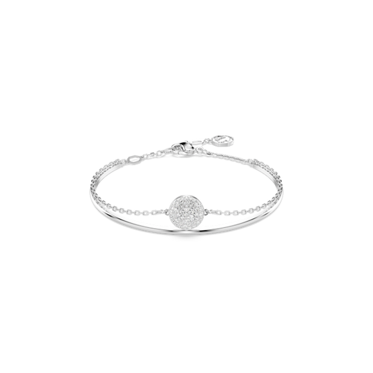 Swarovski Meteora Bangle Rhodium Plated