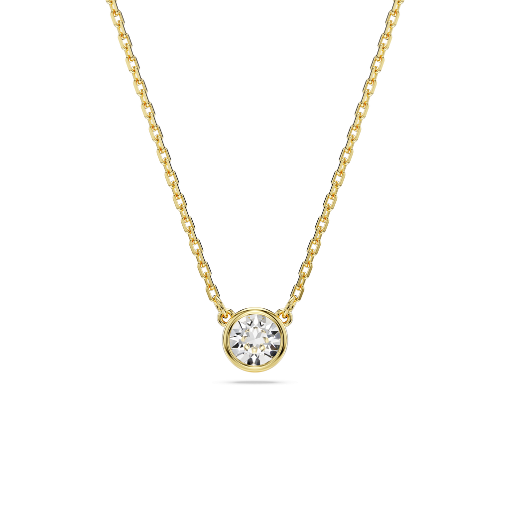 Swarovski Imber Round Cut Bezel Set Necklace