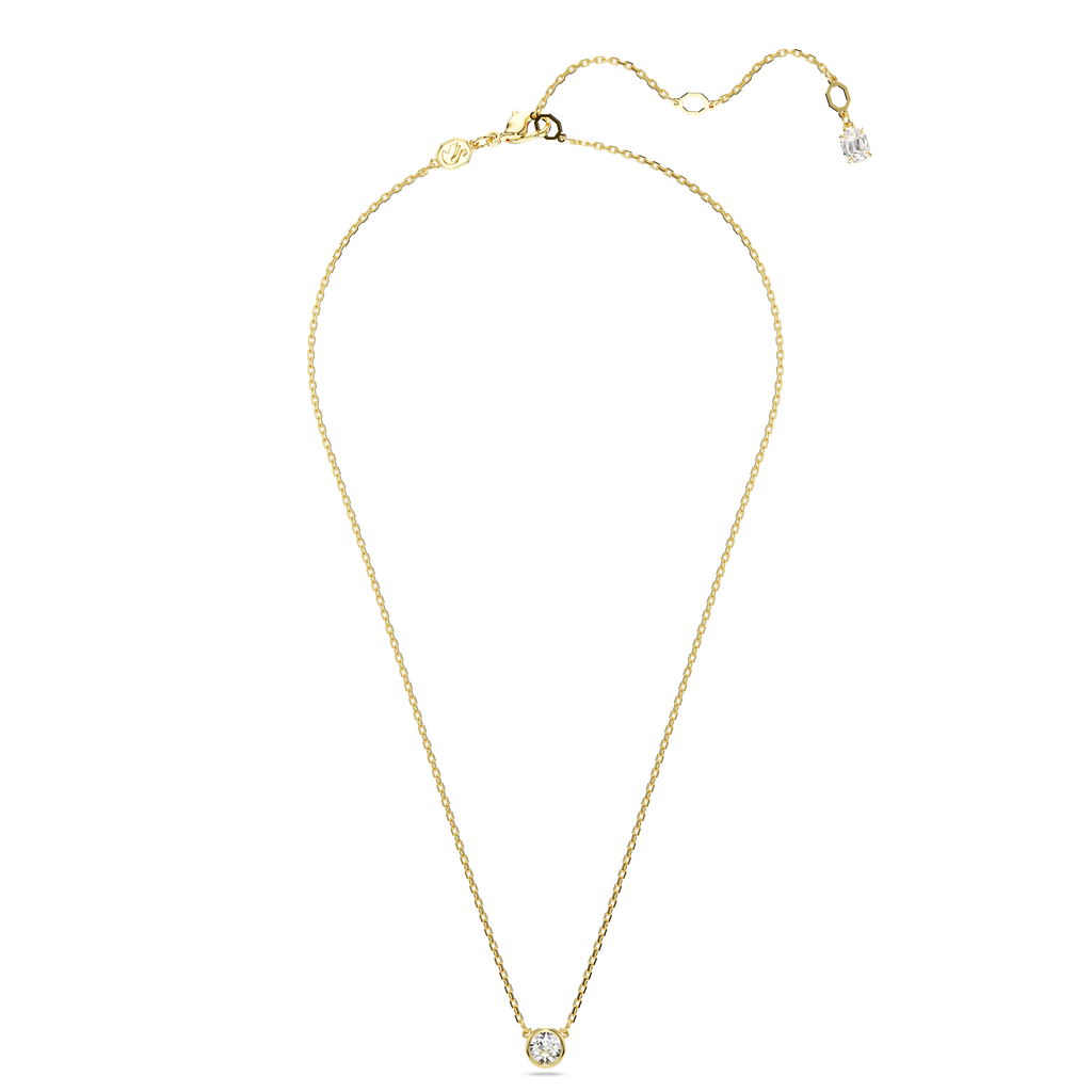 Swarovski Imber Round Cut Bezel Set Necklace — view 2