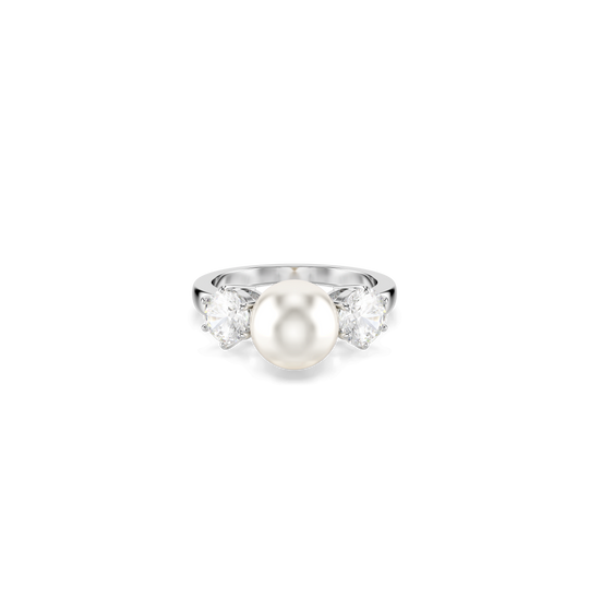 Swarovski Matrix Crystal Pearl Cocktail Ring 5689630 *