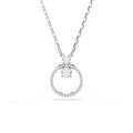Swarovski Constella Pendant, Round, Rhodium Plated