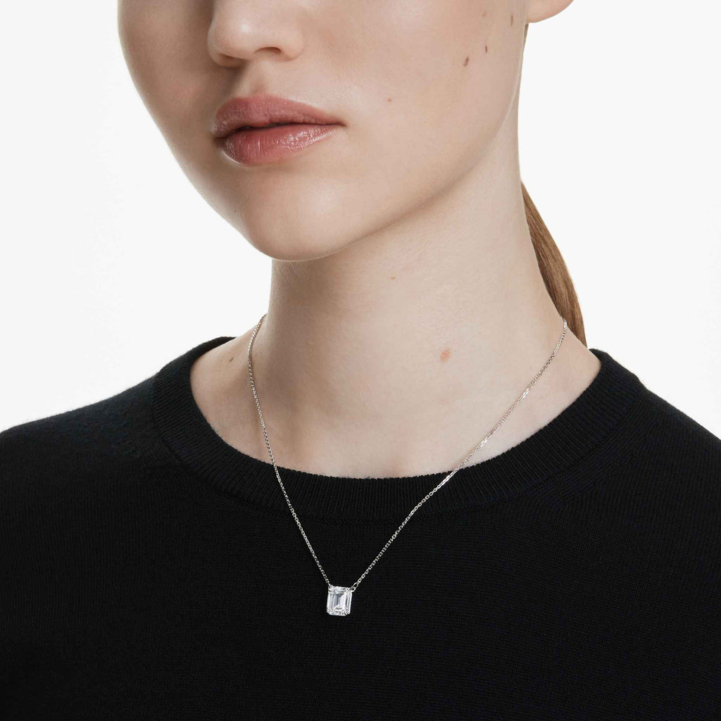 Swarovski Stilla Octagon Cut Necklace * — view 2