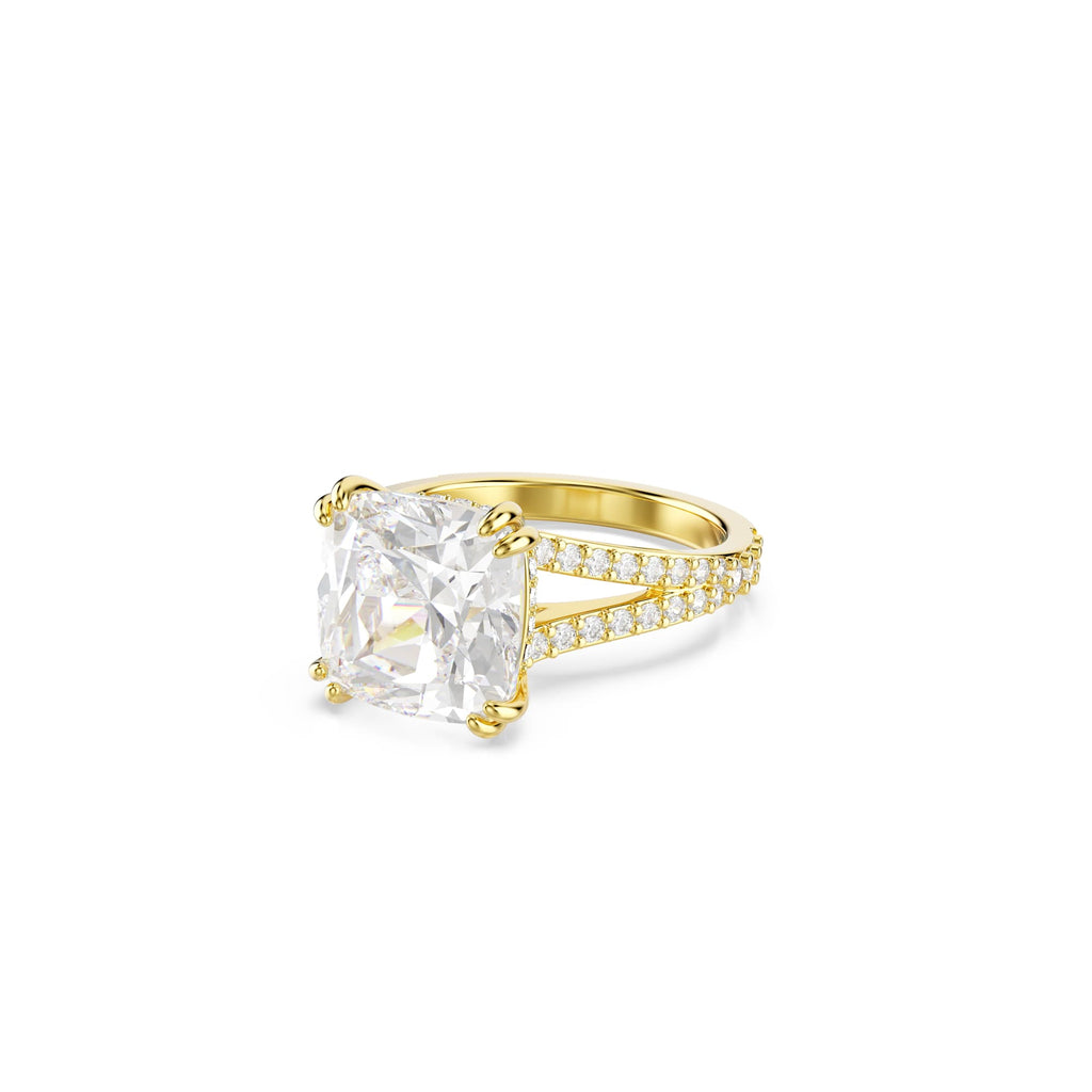 Swarovski Stilla Square Cut Pavé Cocktail Ring — view 2