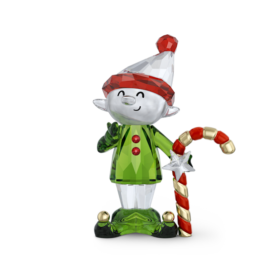 Swarovski Holiday Cheers Dulcis Elf and Candy Cane