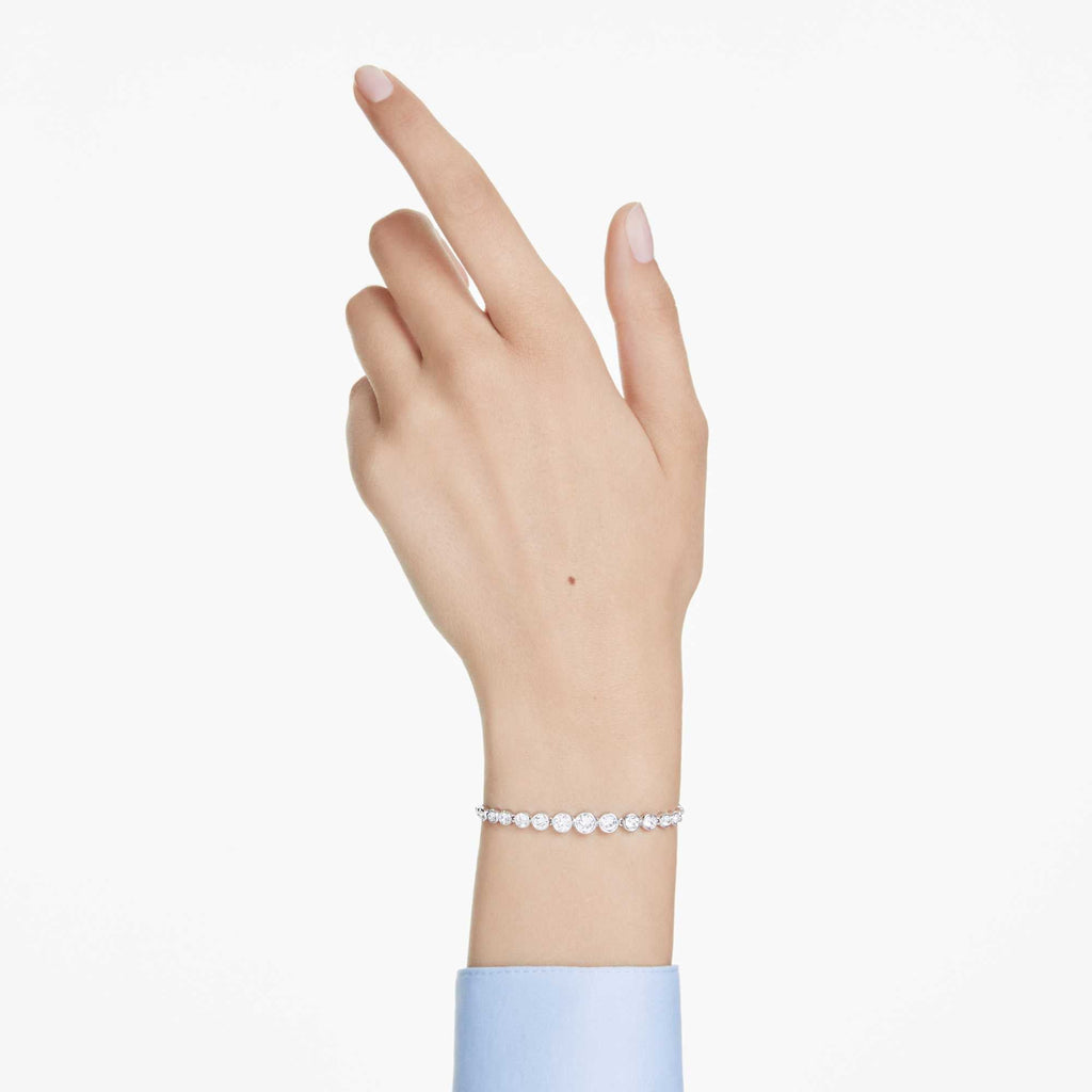 Swarovski Imber Round Cut Graduated Tennis Bracelet 5705451 — view 2